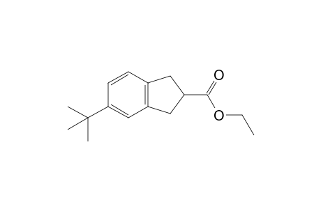 5-tert-Butyl-2,3-dihydro-1H-indene-2-carboxylic acid ethyl ester