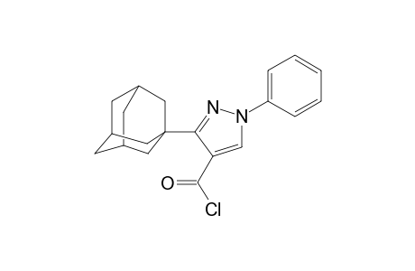 Pyrazole-4-carbonyl chloride, 3-(1-adamantyl)-1-phenyl-