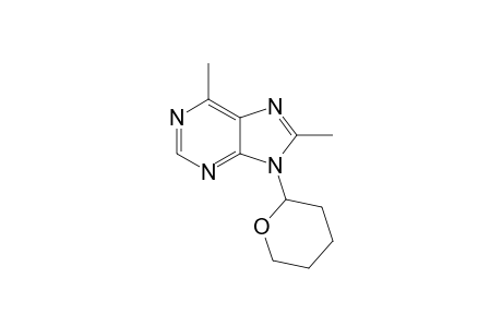 6,8-Dimethyl-9-(tetrahydropyran-2-yl)purine