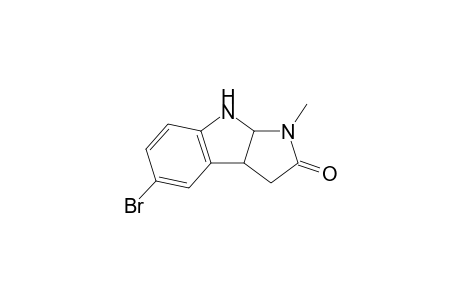 7-bromanyl-3-methyl-1,3a,4,8b-tetrahydropyrrolo[2,3-b]indol-2-one