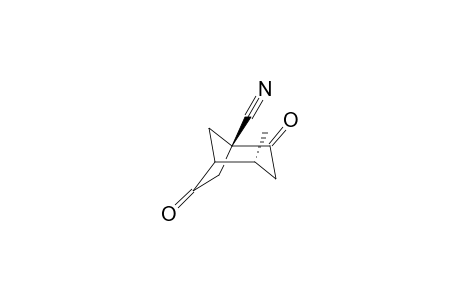 (1R(*),4R(*)-4-Methyl-2,6-dioxobicyclo[3.2.1]octane-1-carbonitrile