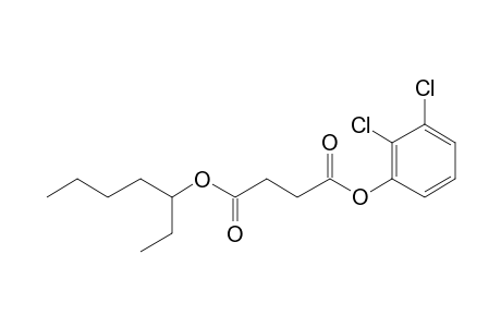 Succinic acid, 2,3-dichlorophenyl 3-heptyl ester