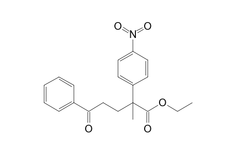 Ethyl 2-methyl-2-(4-nitrophenyl)-5-oxo-5-phenylpentanoate