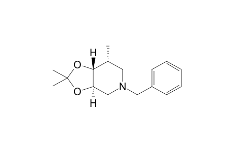 (3aR,7R,7aR)-5-Benzyl-2,2,7-trimethyl-hexahydro[1,3]dioxolo[4,5-c]pyridine