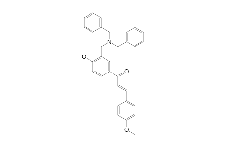 4-METHOXY-4'-HYDROXY-3'-DIBENZYLAMINOMETHYL-CHALCONE;1-(3-DIBENZYLAMINOMETHYL-4-HYDROXY-PHENYL)-3-(4-METHOXY-PHENYL)-PROPENONE