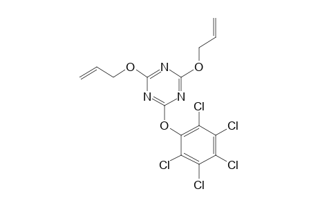 2,4-(diallyloxy)-6-(pentachlorophenoxy)-s-triazine