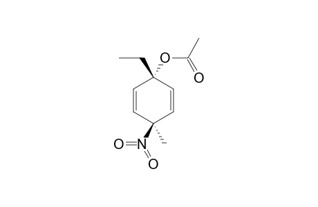 E-1-ETHYL-4-METHYL-4-NITRO-CYCLOHEXA-2,5-DIENYL-ACETATE
