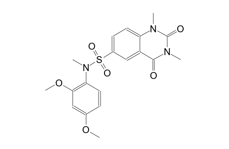 N-(2,4-dimethoxyphenyl)-N,1,3-trimethyl-2,4-dioxo-1,2,3,4-tetrahydro-6-quinazolinesulfonamide