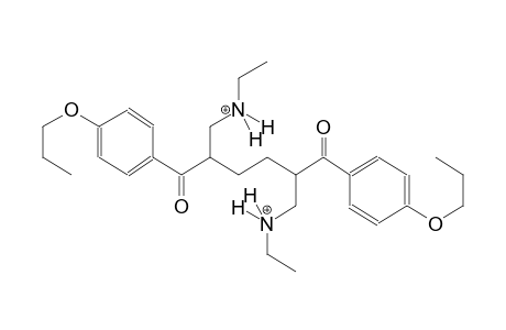 N~1~,N~6~-diethyl-2,5-bis(4-propoxybenzoyl)-1,6-hexanediaminium