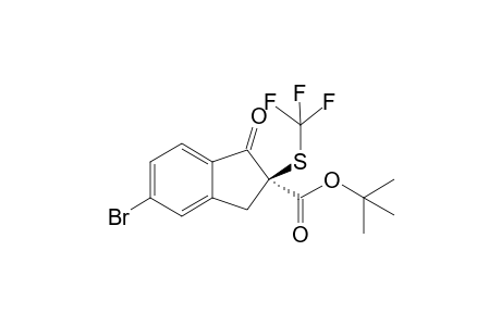 (2S)-tert-Butyl 2-trifluoromethanesulfenyl-5-bromo-1-oxoindan-2-carboxylate