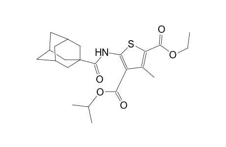 2-ethyl 4-isopropyl 5-[(1-adamantylcarbonyl)amino]-3-methyl-2,4-thiophenedicarboxylate
