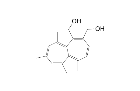 (5,6,8,10-tetramethyl-1-methylol-heptalen-2-yl)methanol