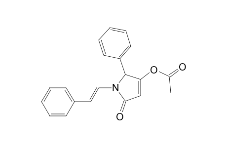 3-Acetoxy-N-(2-phenylethenyl)-2-phenylpyrrol-5(2H)-one
