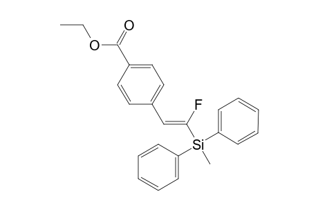 (E)-[1-Fluoro-2-[4'-(ethoxycarbonyl)phenyl]vinyl]methyldiphenylsilane