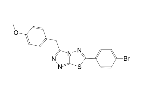 6-(4-bromophenyl)-3-(4-methoxybenzyl)[1,2,4]triazolo[3,4-b][1,3,4]thiadiazole