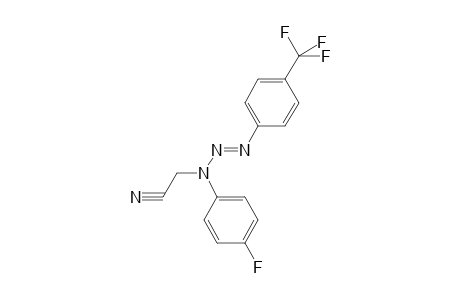Triazene, 1-(p-fluorophenyl)-1-cyanomethyl-3-(p-trifluoromethylphenyl)-