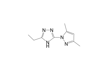 3-(3,5-Dimethyl-1H-pyrazol-1-yl)-5-ethyl-4H-1,2,4-triazole