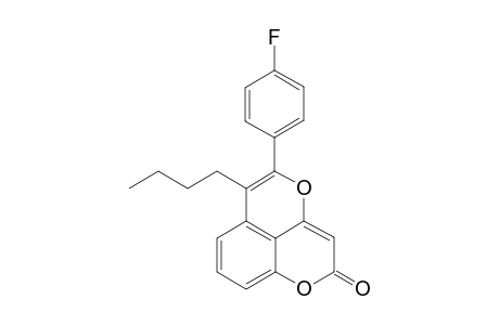 6-(n-Butyl)-5-(4-Fluorophenyl)pyrano[2,3,4-de]-1-benzopyran-2-one