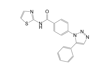 benzamide, 4-(5-phenyl-1H-1,2,3-triazol-1-yl)-N-(2-thiazolyl)-