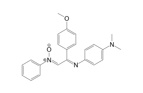 1-(4-Dimethylaminophenyl)-2-(4-methoxyphenyl)-4-phenyl-1,4-diazabutadien 4-N-oxide