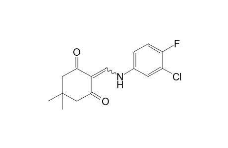 2-[(3-chloro-4-fluoroanilino)methylene]-5,5-dimethyl-1,3-cyclohexanedione