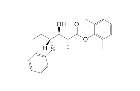 (2,6-dimethylphenyl) (2R,3S,4R)-2-methyl-3-oxidanyl-4-phenylsulfanyl-hexanoate