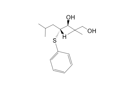 (3RS,4SR)-2,6,6-Trimethyl-4-phenylsulfanylheptane-1,3-diol