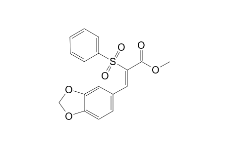 Methyl (Z)-3-(2H-1,3-Benzodioxol-5-yl)-2-phenylsulfonylpropanoate
