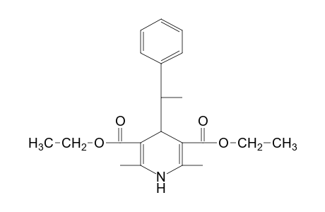 1,4-DIHYDRO-2,6-DIMETHYL-4-(alpha-METHYLBENZYL)-3,5-PYRIDINEDICARBOXYLIC ACID, DIETHYL ESTER