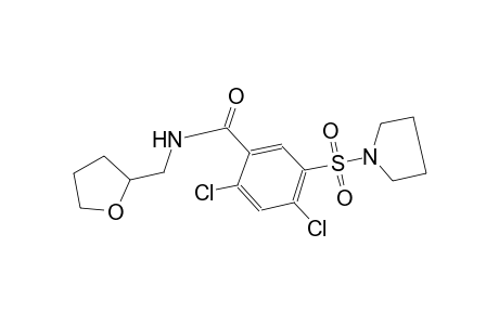 2,4-dichloro-5-(1-pyrrolidinylsulfonyl)-N-(tetrahydro-2-furanylmethyl)benzamide