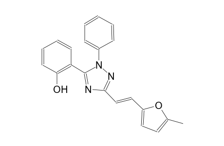 2-{3-[(E)-2-(5-methyl-2-furyl)ethenyl]-1-phenyl-1H-1,2,4-triazol-5-yl}phenol