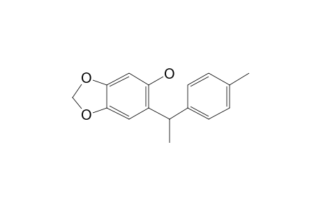 6-[1-[4-Methylphenyl]ethyl]-1,3-benzodioxol-5-ol