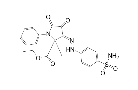 (3E)-2-methyl-4,5-dioxo-1-phenyl-3-[(4-sulfamoylphenyl)hydrazinylidene]-2-pyrrolidinecarboxylic acid ethyl ester
