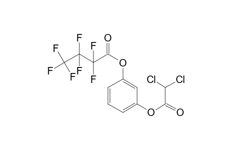 1,3-Benzenediol, o-dichloroacetyl-o'-heptafluorobutyryl-