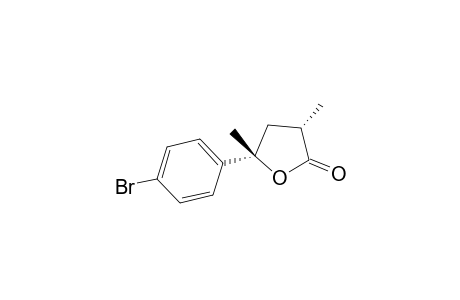 (3S,5S)-5-(4-bromophenyl)-3,5-dimethyl-2-oxolanone
