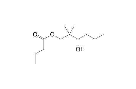 (2,2-dimethyl-3-oxidanyl-hexyl) butanoate