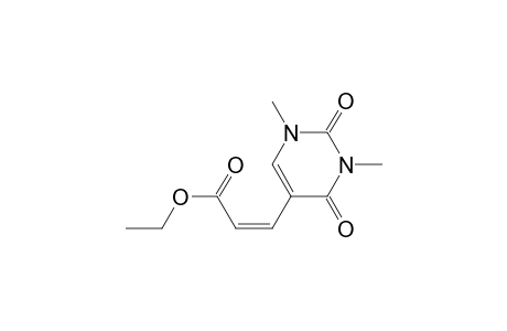 (Z)-5-(2-Carboethoxyethenyl)-1,3-dimethyluracil