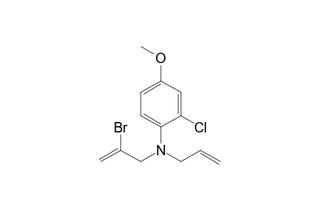 N-Allyl-N-(2-bromoallyl)-2-chloro-4-methoxyaniline