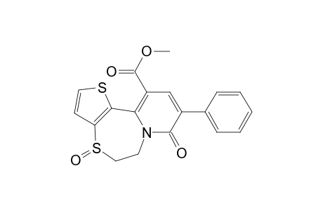 Methyl 5,6-dihydro-4,8-dioxo-9-phenyl-8H-pyrido[1,2-d]thieno[2,3-f][1,4]thiazepine-11-carboxylate