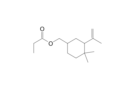 (4,4-dimethyl-3-(isopropenyl)cyclohexyl)methyl propionate