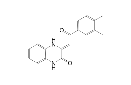 (3Z)-3-[2-(3,4-dimethylphenyl)-2-oxoethylidene]-3,4-dihydro-2(1H)-quinoxalinone