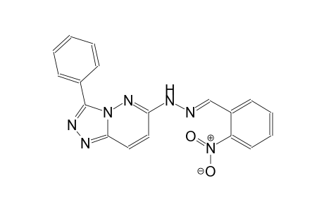 benzaldehyde, 2-nitro-, (3-phenyl[1,2,4]triazolo[4,3-b]pyridazin-6-yl)hydrazone