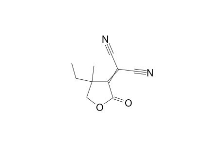 4-Ethyl-4-methyl-2-oxo-tetrahydrofuran-3-methylendinitrile