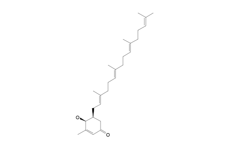 (2E,6E,10E)-(+)-4-BETA-HYDROXY-3-METHYL-5-BETA-(3,7,11,15-TETRAMETHYLHEXADECA-2,6,10,14-TETRAENYL)-CYCLOHEX-2-EN-1-ONE