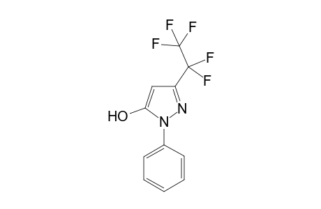 1-Phenyl-3-(pentafluoroethyl)-5-hydroxypyrazole