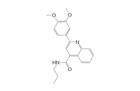 2-(3,4-dimethoxyphenyl)-N-propyl-4-quinolinecarboxamide