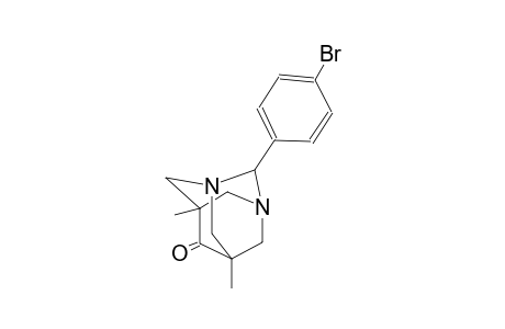 1,3-diazatricyclo[3.3.1.1~3,7~]decan-6-one, 2-(4-bromophenyl)-5,7-dimethyl-