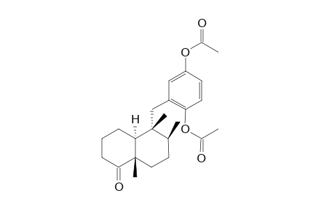 1,2,9-Trimethyl-9-oxo-1-(2',5'-dihydroxybenzyl)-perhydro-naphthalene