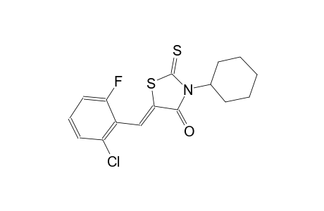 4-thiazolidinone, 5-[(2-chloro-6-fluorophenyl)methylene]-3-cyclohexyl-2-thioxo-, (5Z)-