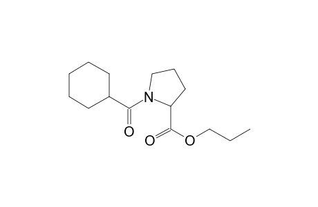 L-Proline, N-(cyclohexanecarbonyl)-, propyl ester